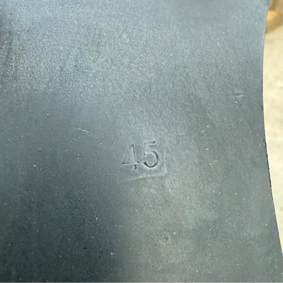 Retro British Chukka Boots Distressed Lace up Black Shoes Men's size 12 EU 45 - Picture 11 of 13